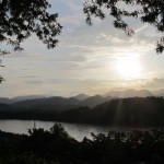 Sunset over Luang Prabang, living in Laos is great Explore Laos as a foreigner, expat Luang Prabang
