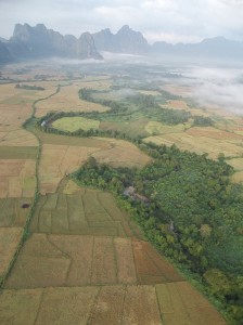 Balloon in Laos, Vang Vieng