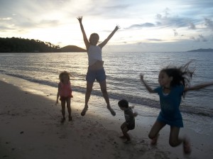 Family travel Laos